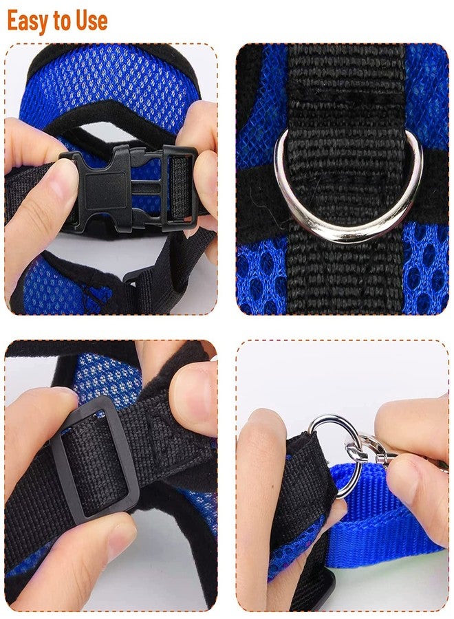 Arbootjin Chicken Harness (Medium, Blue) with Leash, Breathable, Adjustable, Comfortable for Chickens, Ducks, Geese, and Small Pets - Image 3